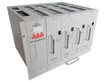 Корзина 2хИПС 2500-380/220В-10А-7U-D-RS485